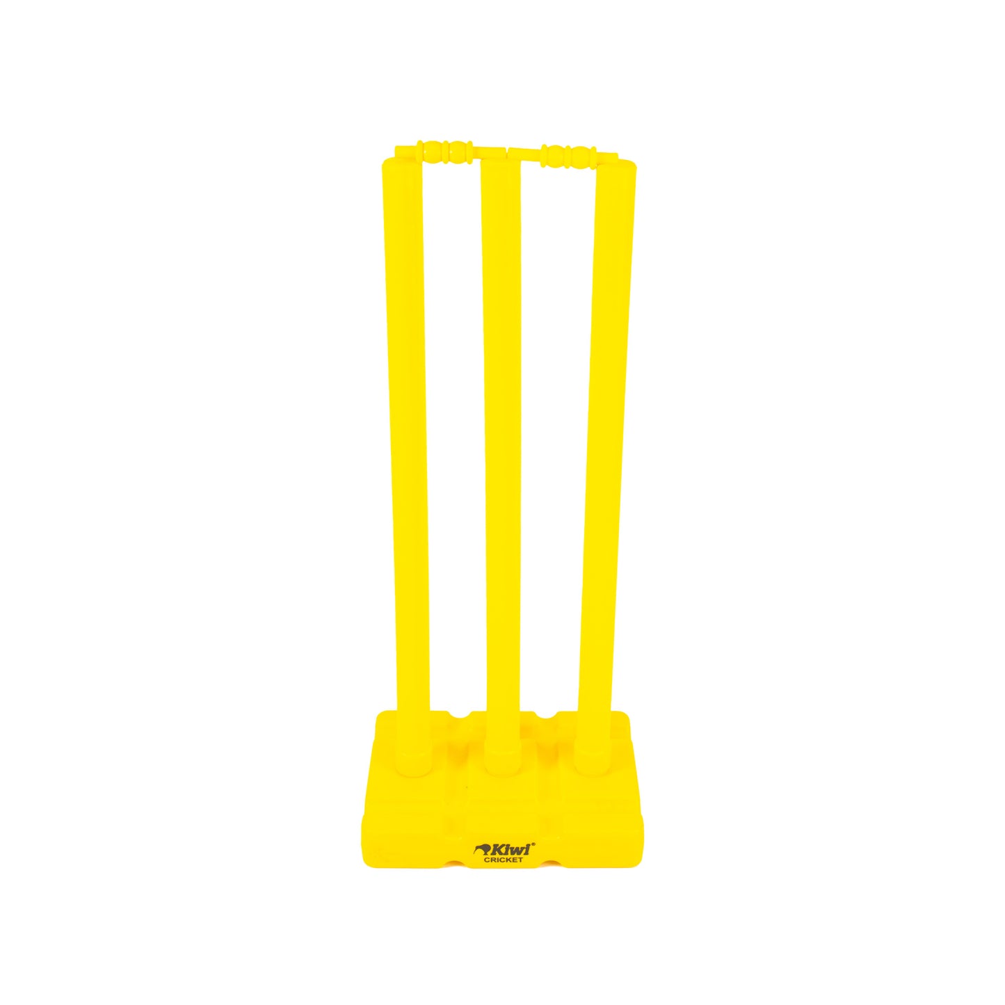 Kiwi Cricket Stump Set on White Background