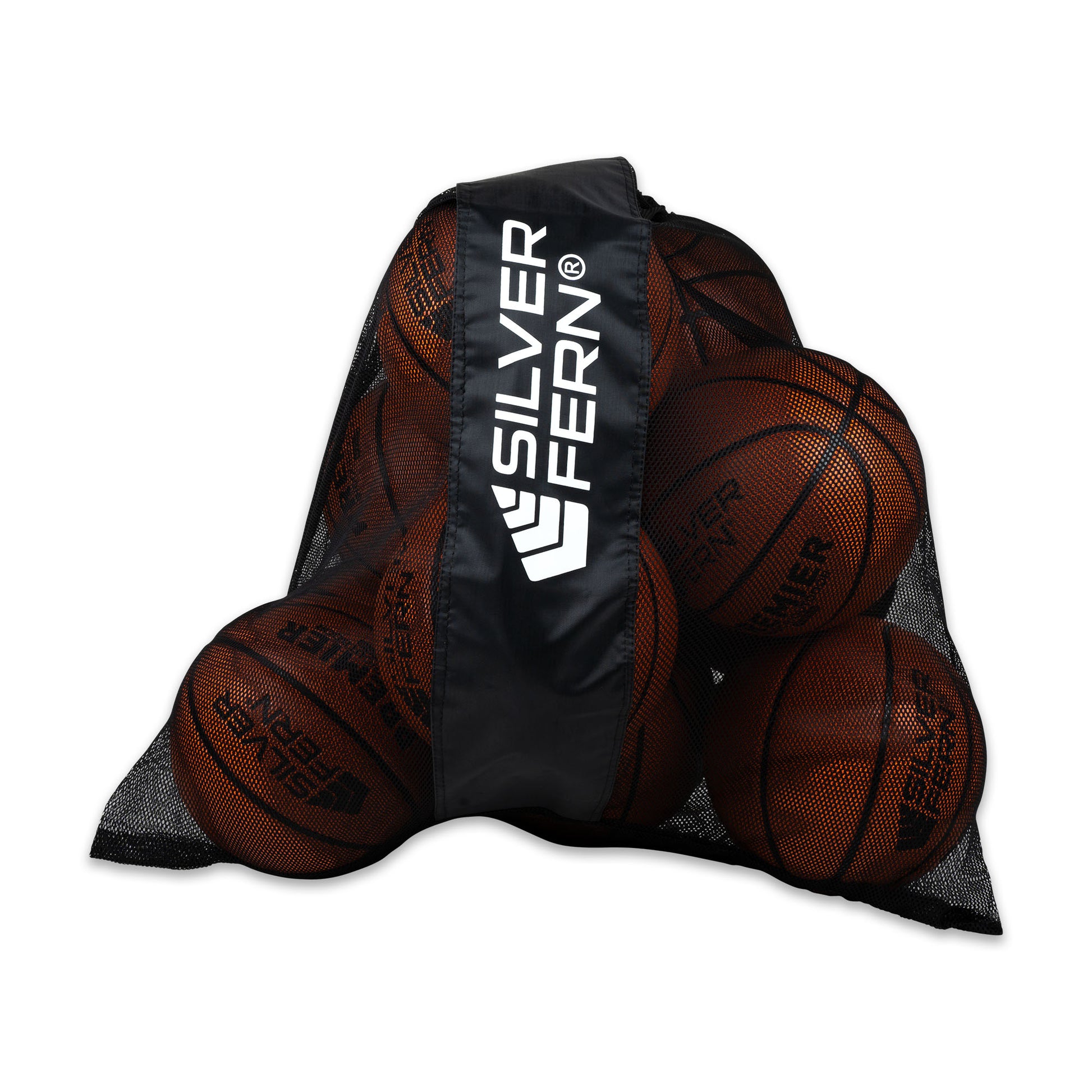 8 Ball Pack Match Premier Basketballs in black ball carry bag