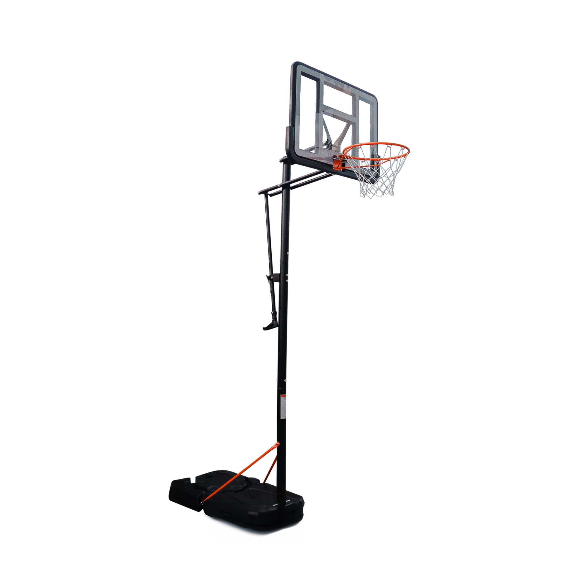 Black and Orange Basketball Hoop