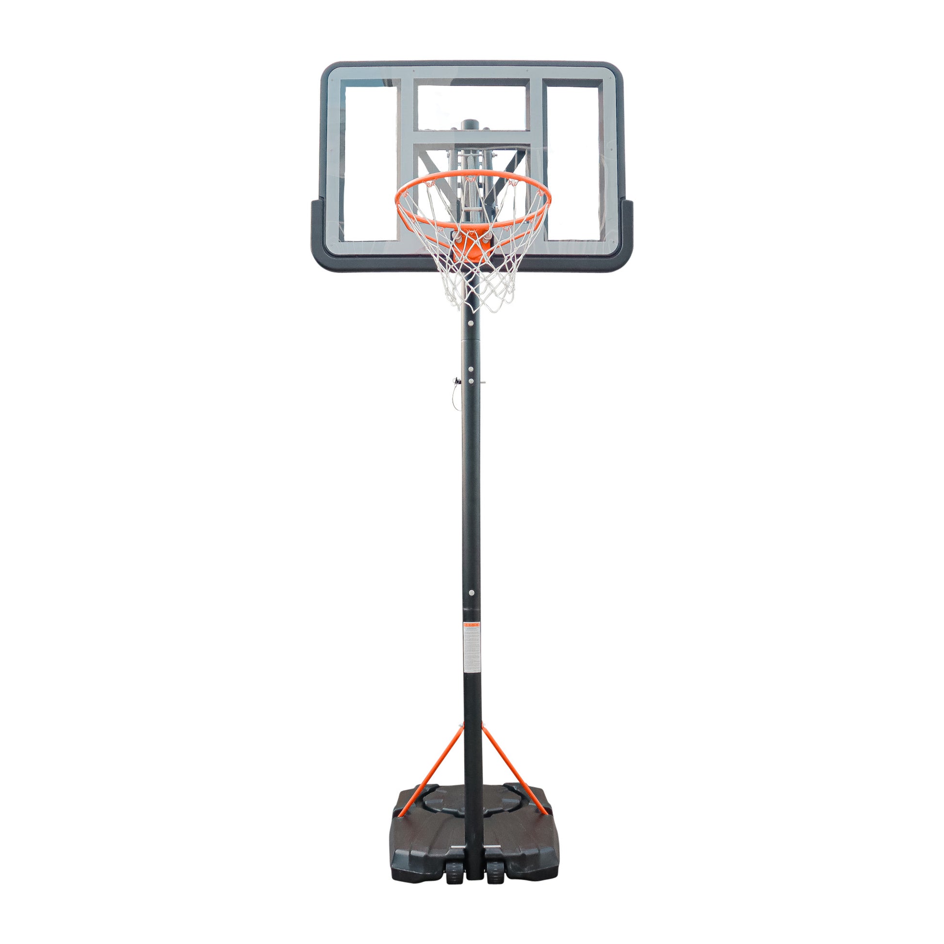 Black and Orange Basketball Hoop