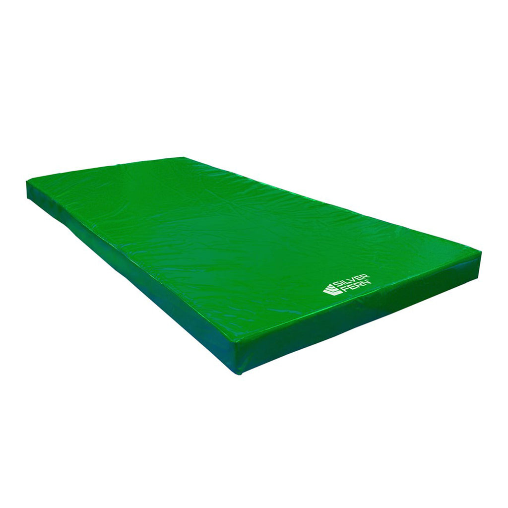 Silver Fern General Purpose Gym Mats Green White Background
