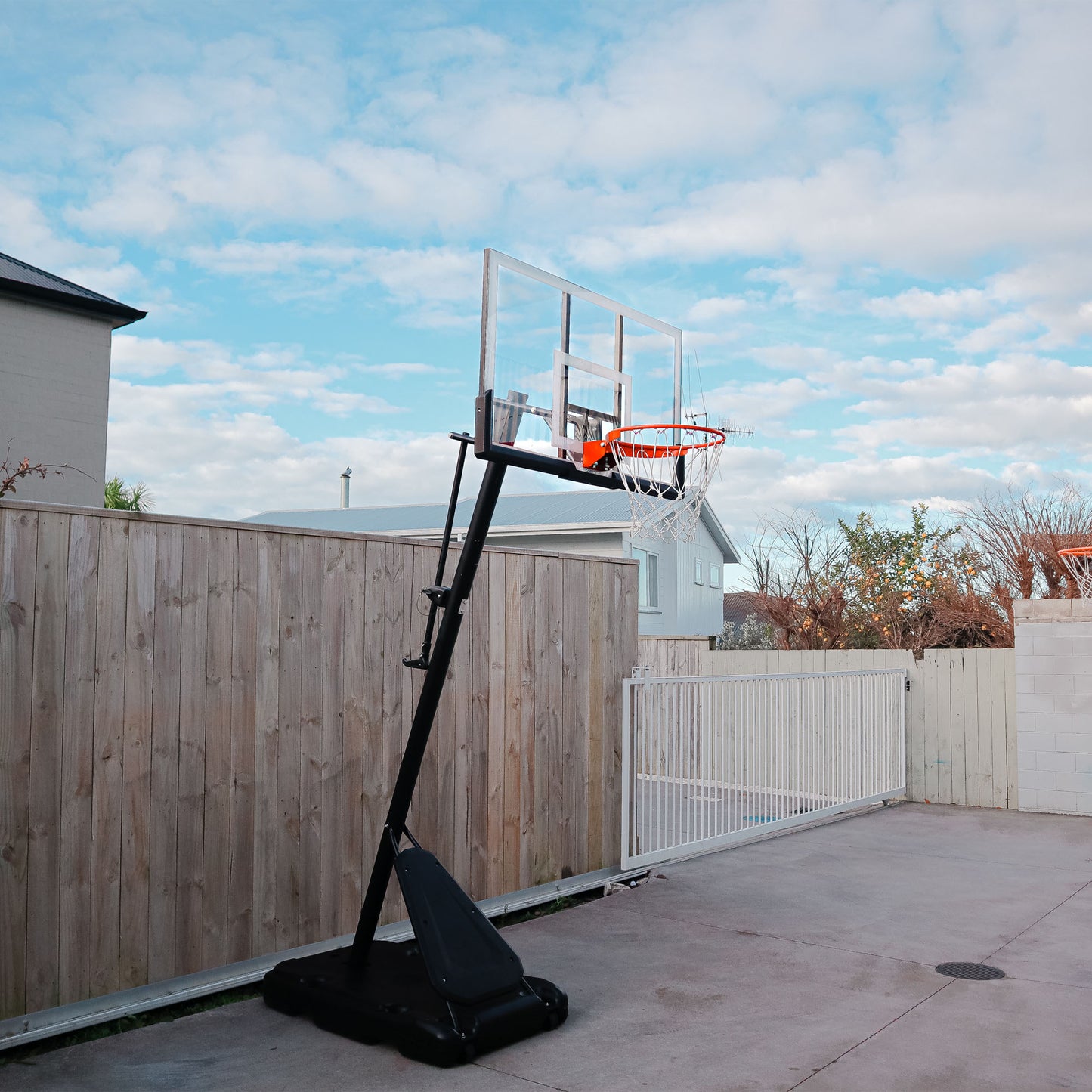 Premier basketball system lifestyle on an angle