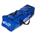 Silver Fern blue PVC gear bag size extra large, white background, product showcase