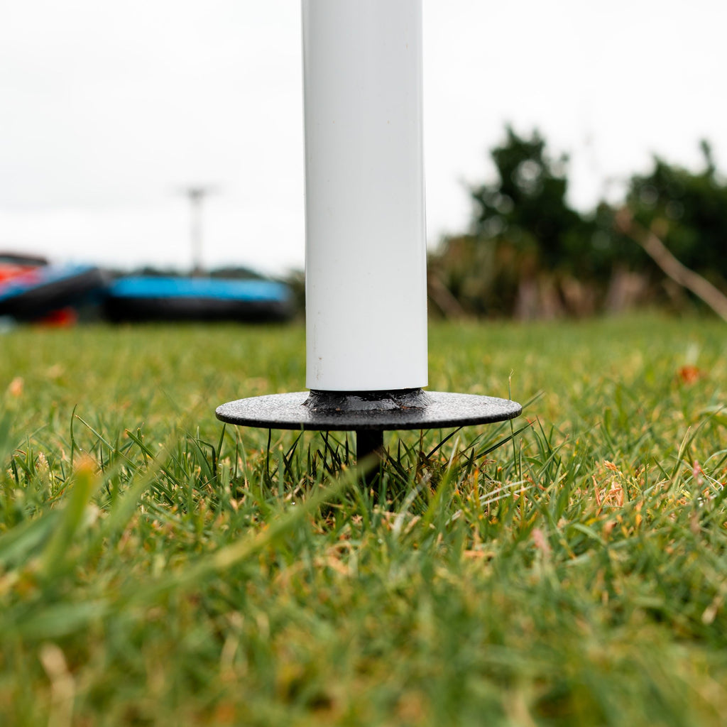 Silver Fern Junior Rugby Goal Post spikes, White background image