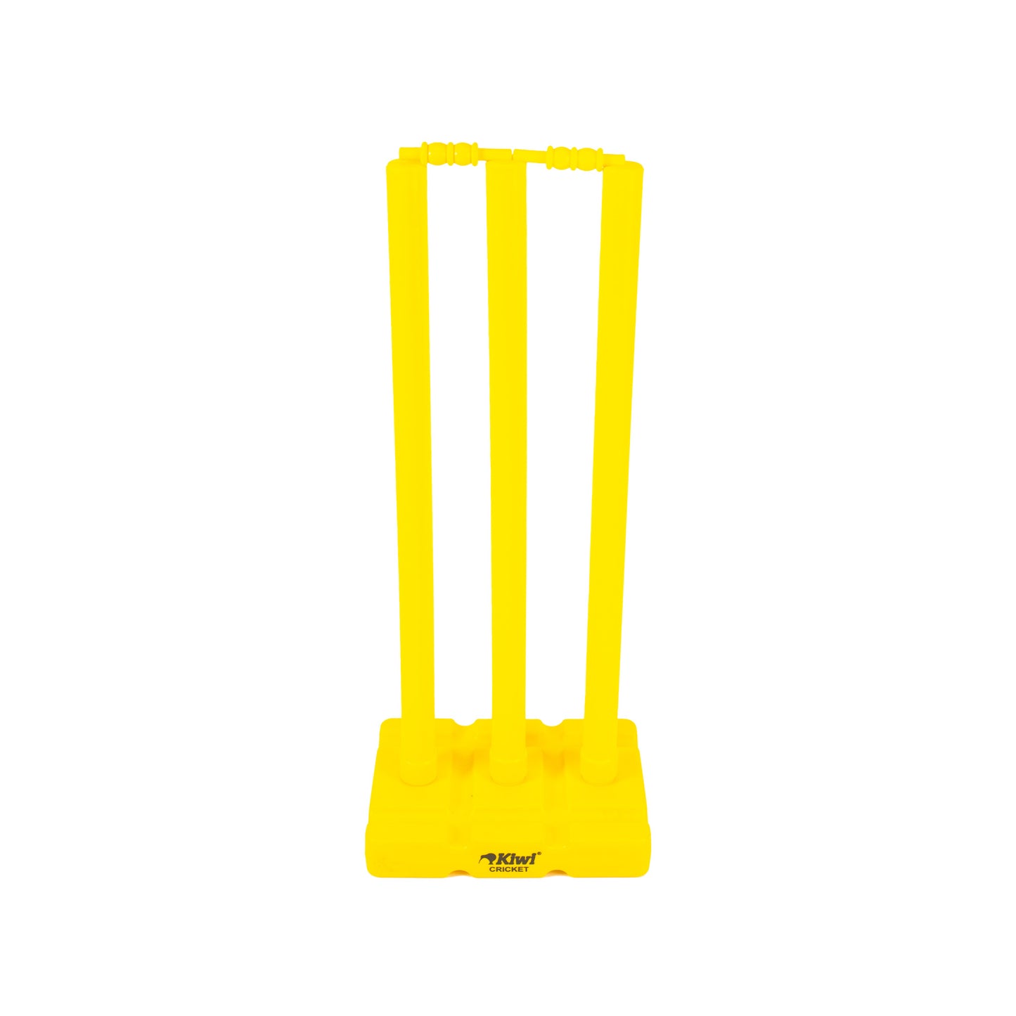 Kiwi Cricket Stump Set on White Background