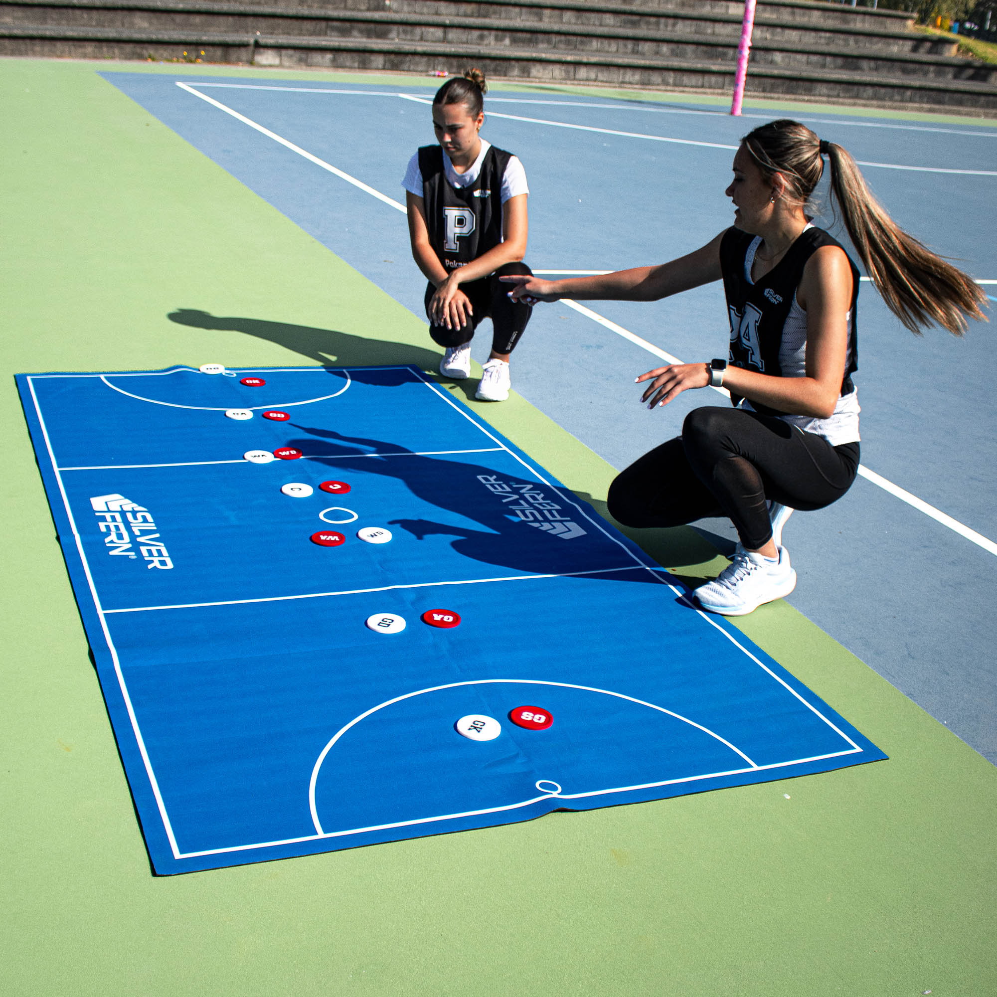 Silver Fern Netball Coaching Mat