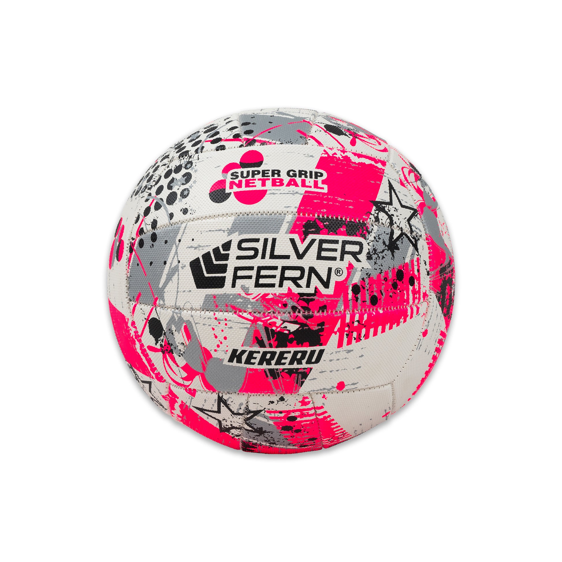 Netball Ball Kereru Pink/Silver Size 4 and 5