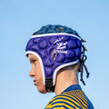 Official NRL Headgear, Melbourne Storm, lifestyle image