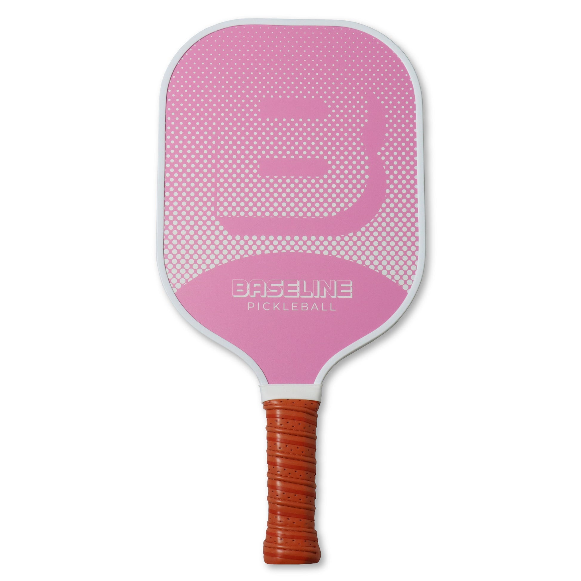 pickleball baseline pink paddle white background image