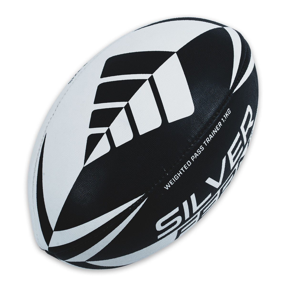 Banded Rugby Pass Weighted Pass Trainer 1.1 kg – Silver Fern