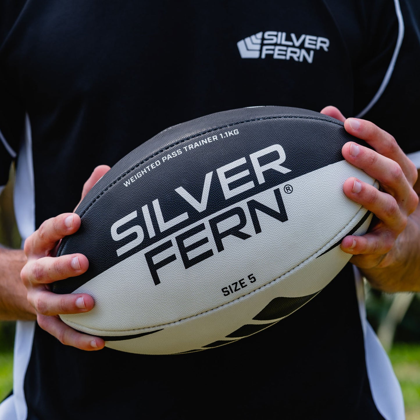 Silver Fern Rugby Weighted Pass Trainer 1.1kg