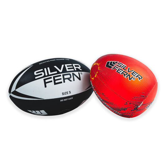 Silver Fern Ball Pack Rebounder + Weighted Pass Trainer 1.1kg