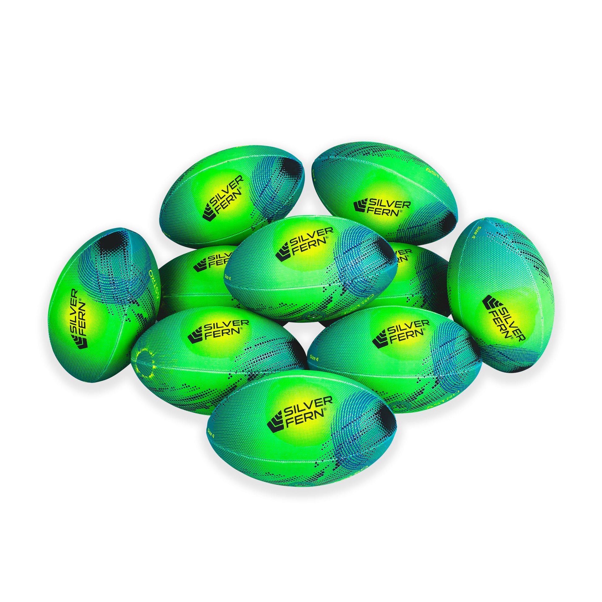 10 Ball Pack Rugby Astro Size 4