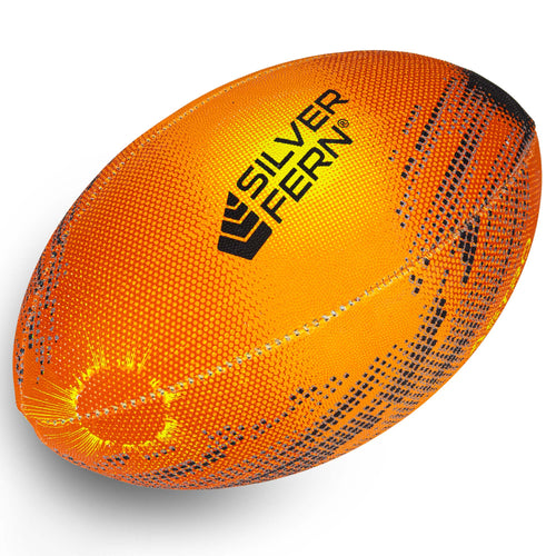 Silver Fern Astro Trainer Rugby Ball, Blue, Size 2.5, white background image