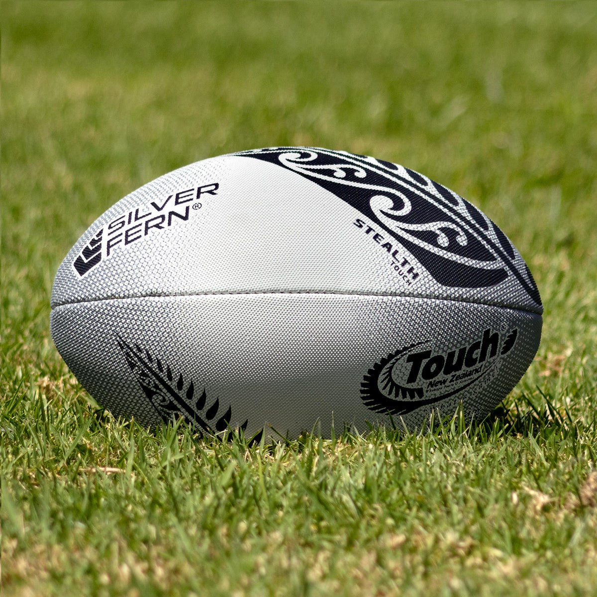 Touch Ragby Touch Rugby Ball Stealth Match – Silver Fern