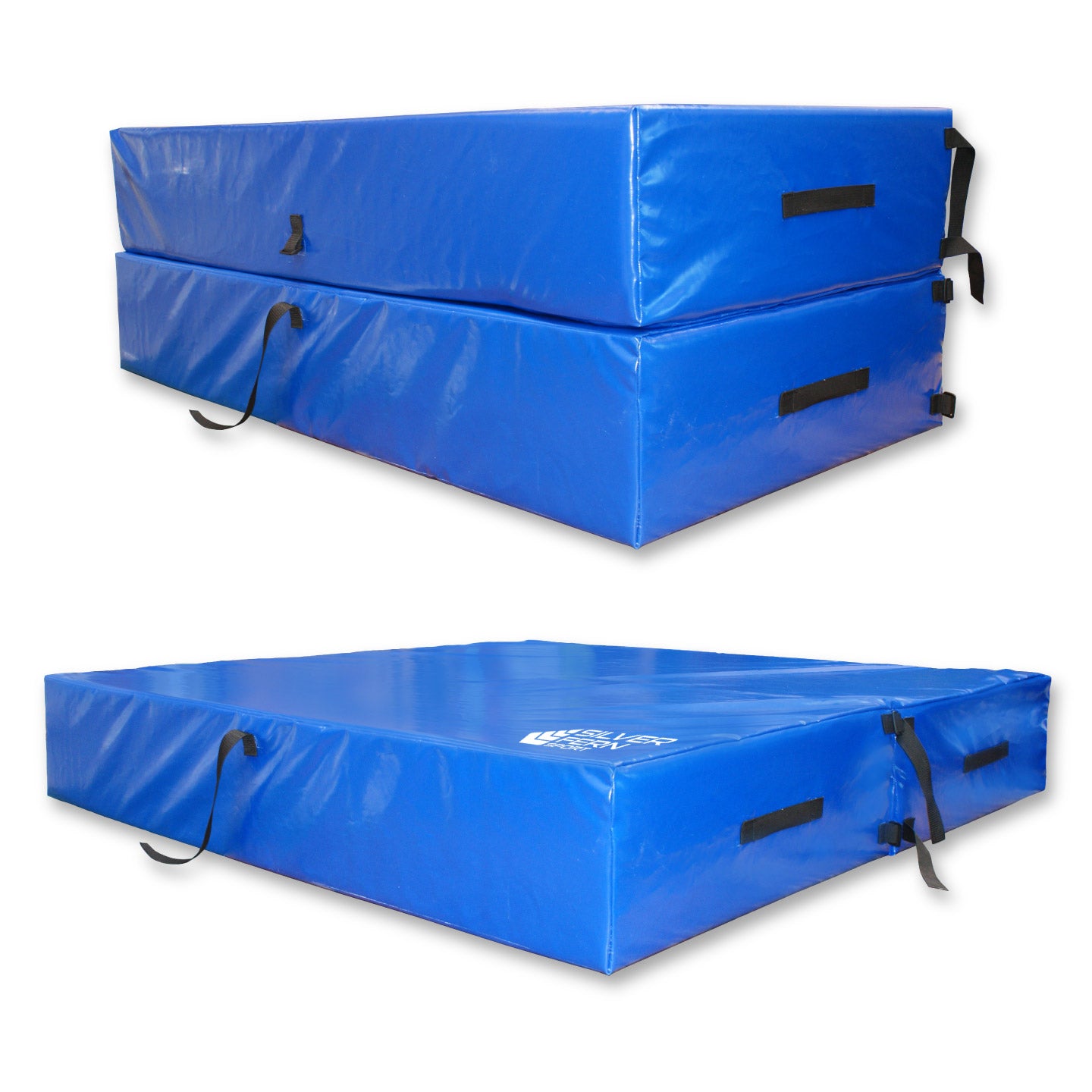 Silver Fern rugby tackle mat, white background