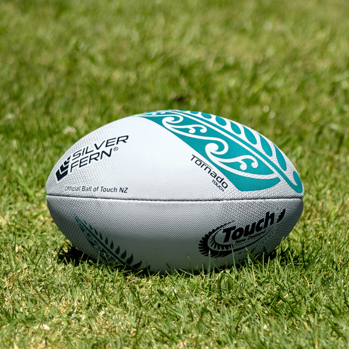 Matchday Rugby Ball Tornado Touch Rugby Match Ball – Silver Fern
