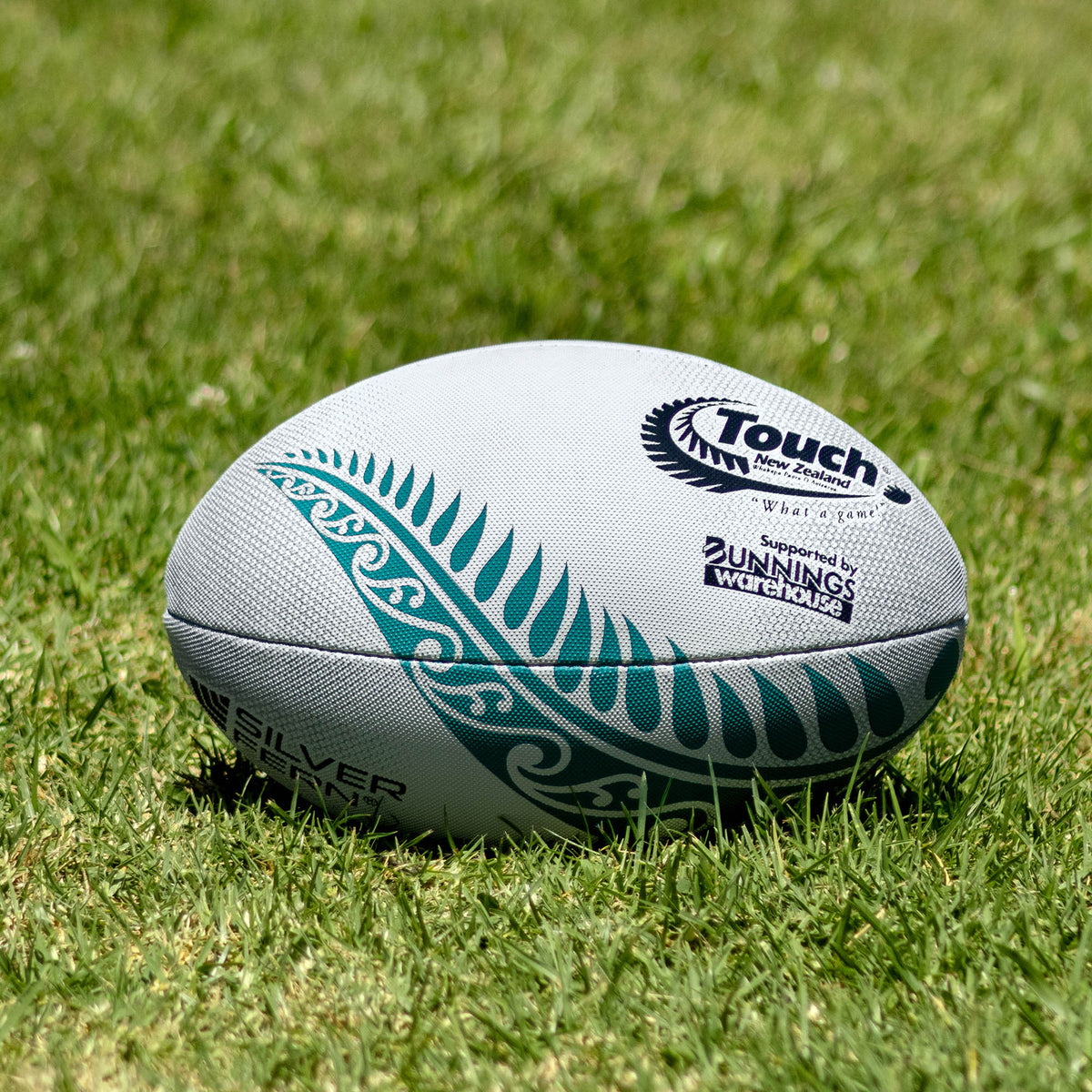 Tornado Touch Rugby Match Ball – Silver Fern