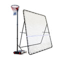 Silver Fern Ultimate Pack Netball Stand and Rebounder Net, White background image